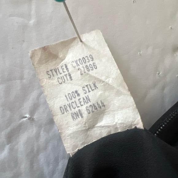 Nicole Miller 100% silk Black Asymmetrical Whimsigoth Dress - Picture 10 of 10